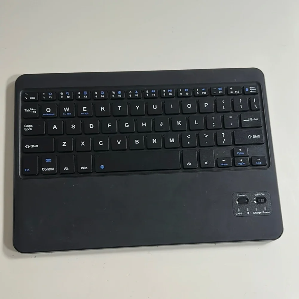 Wireless Black Keyboard with Touchpad